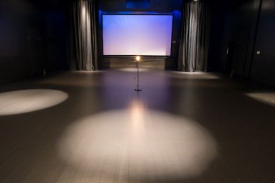 image of a black box theater