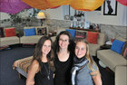Rachel Stanton, Genevieve Henry and Jenna Thayer standing together in the Birth Journeys suite